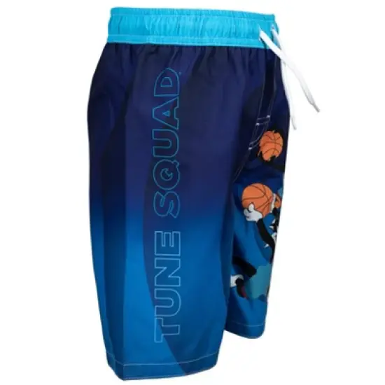 SPACE JAM Looney Tunes Buggs Bunny Daffy Duck Sylvester Rash Guard and Swim Trunks Little Kid to Big Kid image {4}