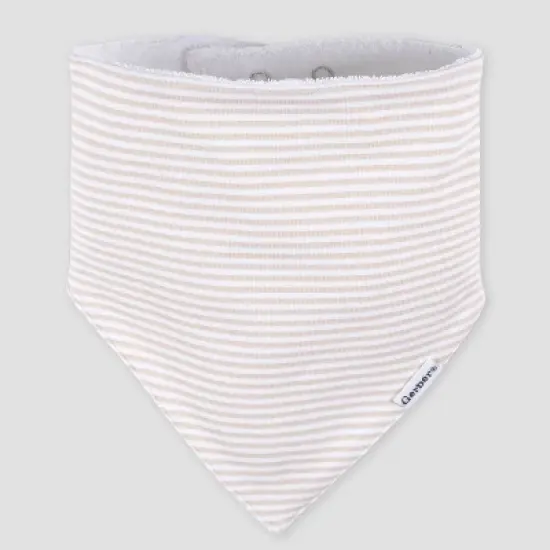 Gerber Baby 5pk Bandana Bib - White image {2}