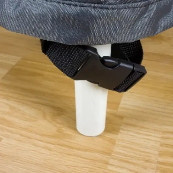 Summerset Shield Titanium 3-Layer UV Resistant Outdoor Accent Table Square Cover - Dark Grey image {3}