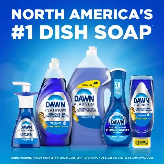 Dawn Platinum Powerwash Dishwashing Liquid Dish Soap Spray - Fresh - 16oz image {8}