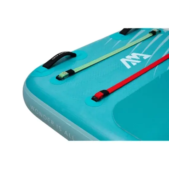 Aqua Marina 8.2'' Peace Inflatable Fitness Mat - Turquoise Blue image {3}