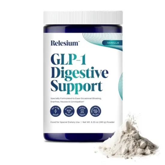Relesium GLP-1 Digestive Support Multi-Symptom Relief Powder - 6.35oz/25 Servings image {7}