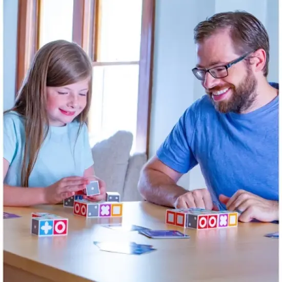 FoxMind Match Madness Game: Educational Pattern-Based Board, Includes Cards & Blocks, 1-4 Players image {3}