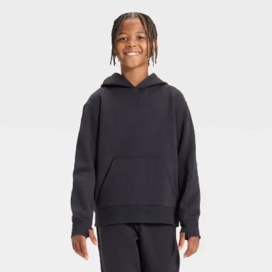 Boys' Active Comfort Fleece Hoodie Sweatshirt - All In Motion&trade; image {3}