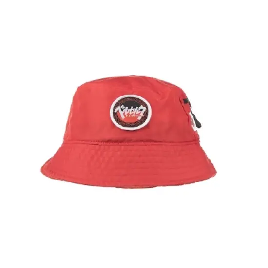 Berserk Black Swordsman Men's Red Bucket Hat-OSFA image {4}