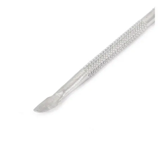 Unique Bargains Stainless Steel Cosmetic Tool Manicure Cuticle Remover Cuticle Pusher 1 Pc image {2}