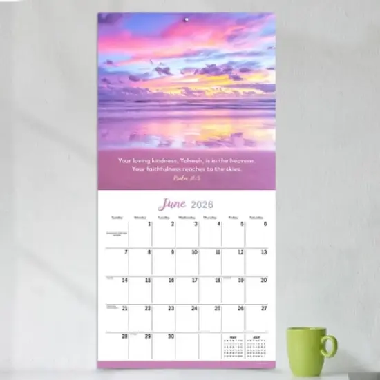 TF Publishing 13.5"x14.5" 2026 Psalms Wall Calendar image {2}