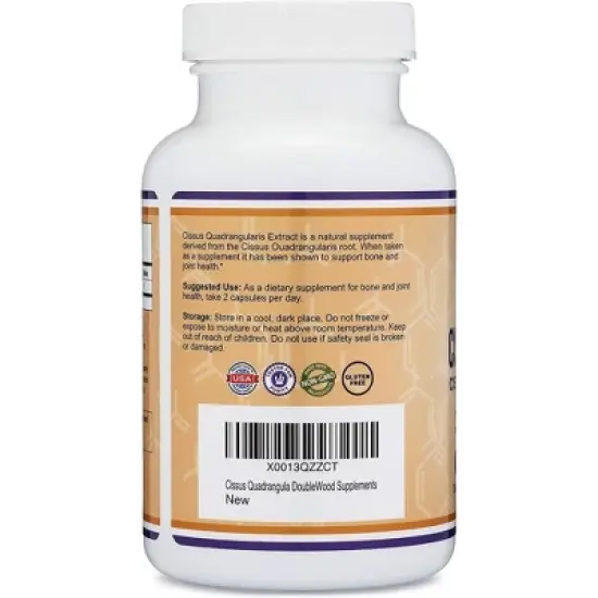 Cissus Quadrangularis Extract - 150 x 500 mg capsules by Double Wood Supplements - Supports Bone and Joint Health image {2}