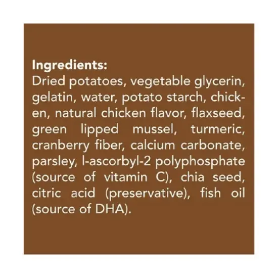 Get Naked Senior Health Functional Chicken Flavor Dental and Hard Chews Sticks Dog Treats - 6.2oz image {4}