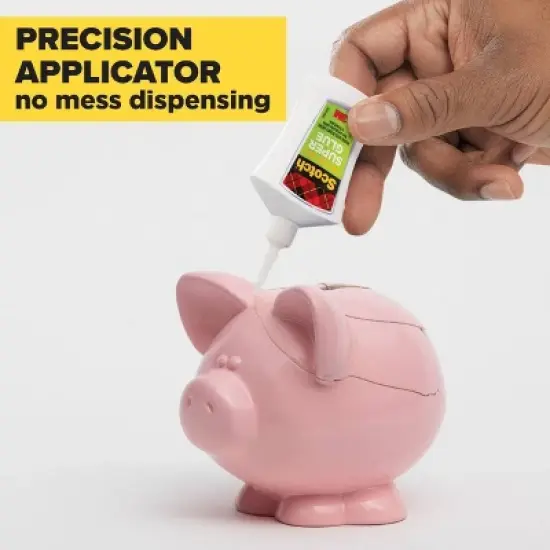 Scotch Super Glue Gel in Precision Applicator .14oz image {3}