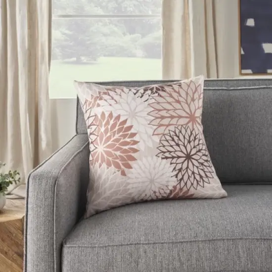 Mina Victory Aloha Floral Tropical Outdoor Throw Pillow image {6}