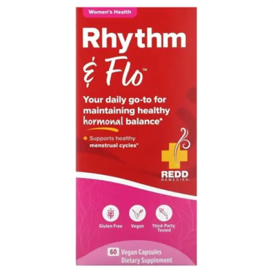 Redd Remedies Rhythm & Flo, 60 Vegan Capsules image {4}