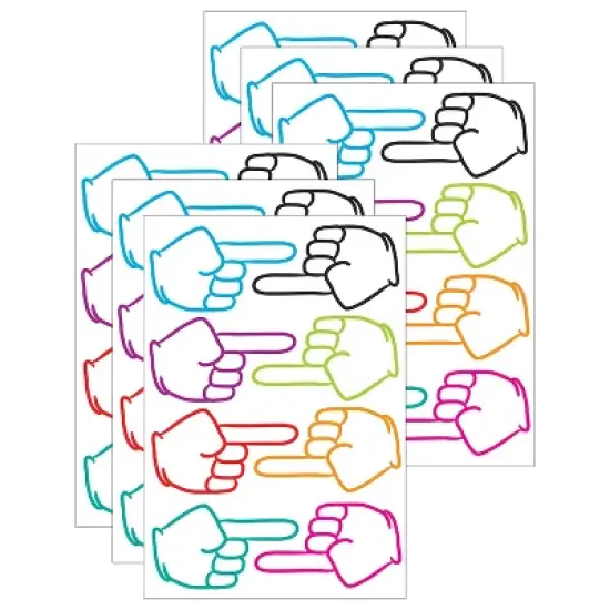 Ashley Productions&reg; Die-Cut Magnetic Pointing Fingers, 8 Per Pack, 6 Packs image {3}