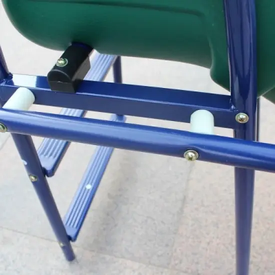 137.80&ldquo;Metal Swing Set w/ Slide image {5}