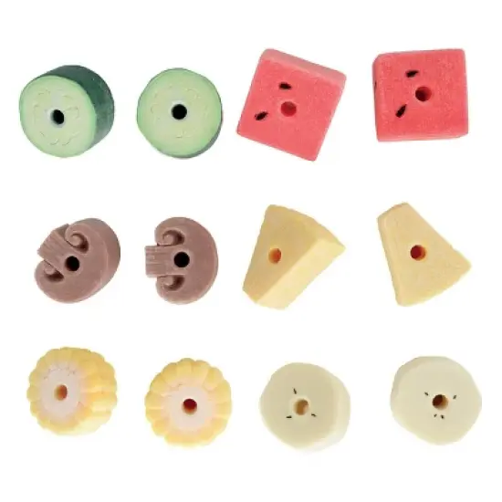 Yellow Door Sensory Play Stones:  Threading Kebabs - Set of 12 image {1}