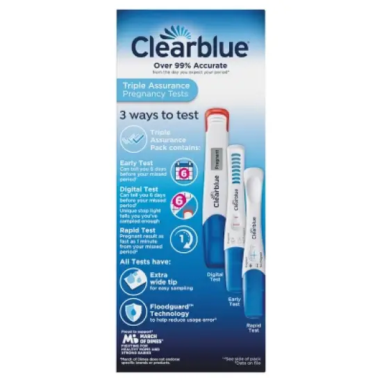 Clearblue Triple Assurance Pregnancy Tests - 3ct image {3}