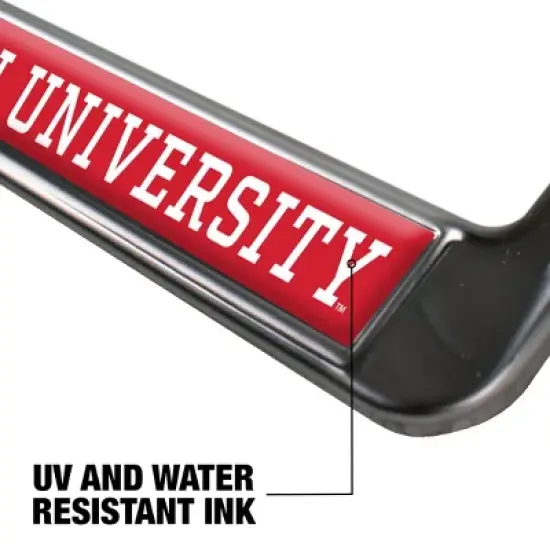 Northeastern University Mascot Full Size Standard License Plate Metal Frame image {5}