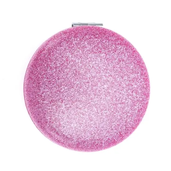 Unique Bargains Portable Round Makeup Mirror 1 Pc image {8}