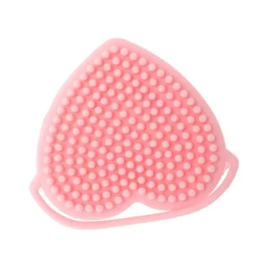 Unique Bargains Silicone Facial Cleansing Brush with Suction Cup 3.35"x2.95"x0.51" 1 Pc image {4}