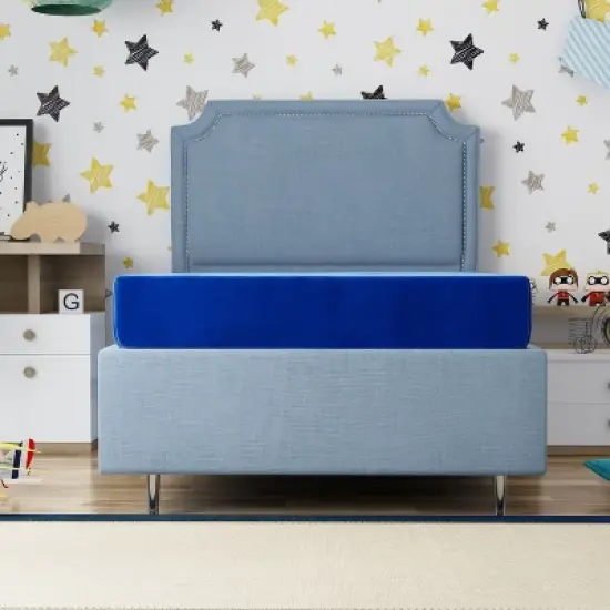 PAGED Mattress with Memory Comfort Layer Kids 7" Mattress with Water Resistant Cover for Bedroom image {5}