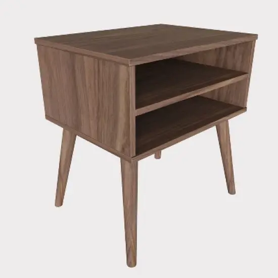 Valence Mid-Century Modern Nightstand Walnut - Eco Dream image {1}