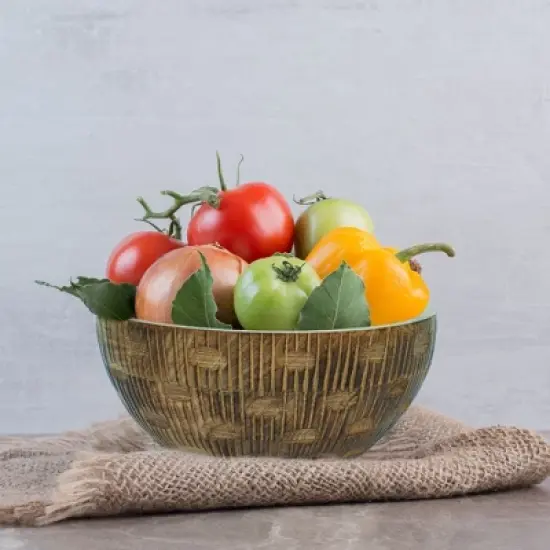 Mela Artisans Zoji Valley Bowl Medium in Medium Burnt image {3}