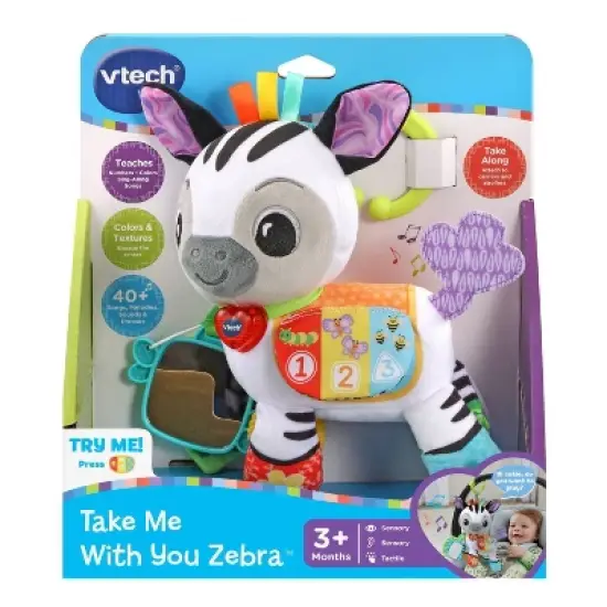 VTech Sensory Safari Baby Learning Toy - Zebra image {7}