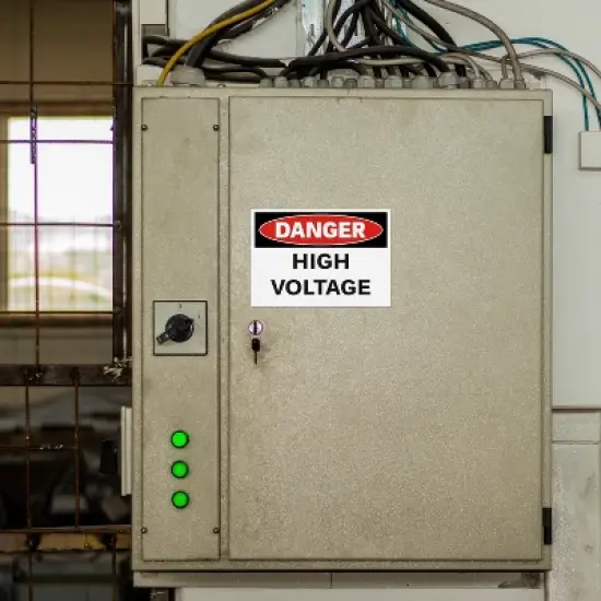 Avery High Voltage Labels, Waterproof, UV Resistant, Preprinted, 3.5" x 5", 20 Warning Decal Labels image {2}