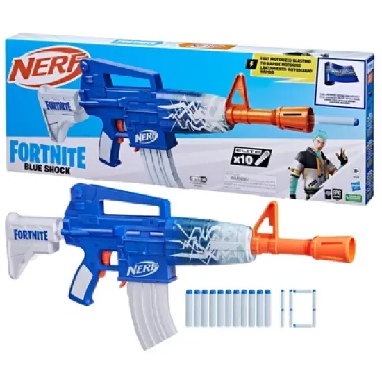 NERF Fortnite Blue Shock Dart Blaster image {2}