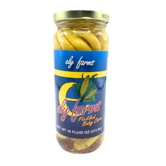 Ely Farms 16 oz Pickled Baby Corn - Pack of 3 image {5}