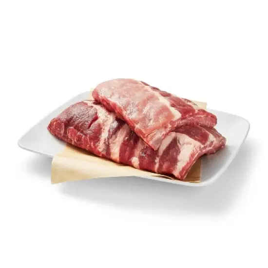 Baby Back Pork Ribs - 3.02-4.02 lbs - price per lb - Good & Gather&trade; image {1}