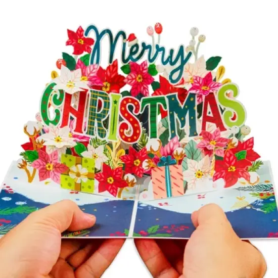 Paper Love Merry Christmas Pop Up Card image {2}