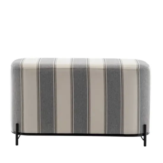 32" Modern Decorative Bench with Metal Base - WOVENBYRD image {19}