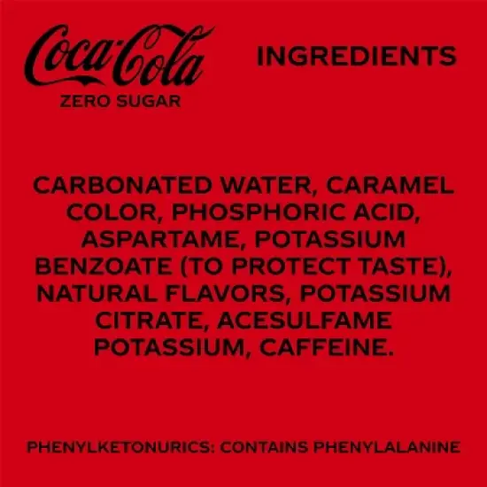 Coca-Cola Zero Sugar - 20 fl oz Bottle image {6}