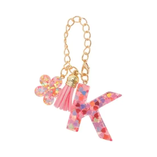 Unique Bargains Flower Letter Water Cup Pendant 1 Pc image {15}