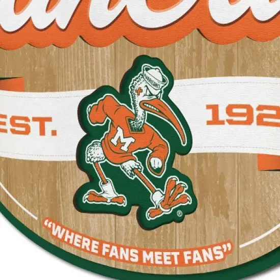 NCAA Miami Hurricanes Fan Cave Sign image {3}