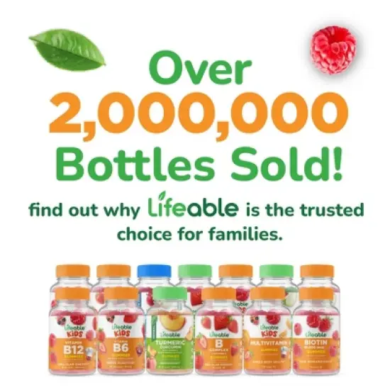 Lifeable - Cranberry - Adult - 60 Gummies image {6}