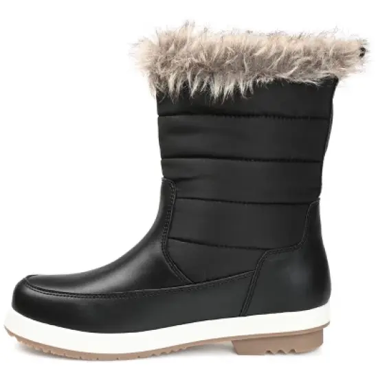 Journee Collection Womens Marie Tru Comfort Foam Block Heel Winter Boots image {1}