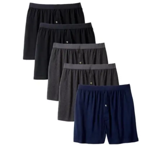 KingSize Men's Big & Tall Cotton Boxers Multipack image {10}