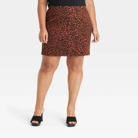 Women's Ponte Mini A-Line Skirt - Ava & Viv&trade; image {4}