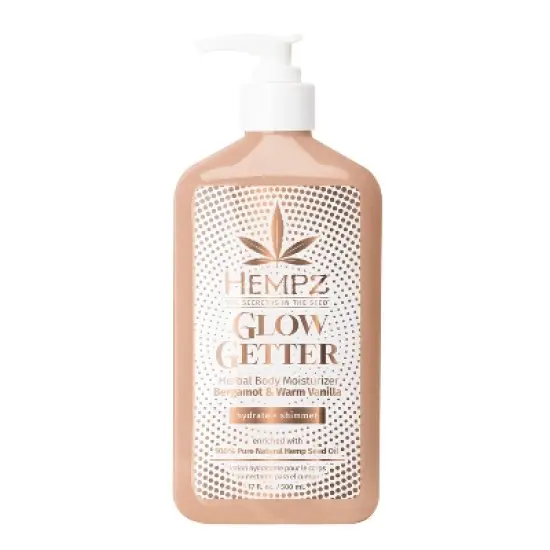 Hempz Glow Getter Moisturizing Body Lotion - Shimmer & Bergamot Vanilla - 17 fl oz image {9}