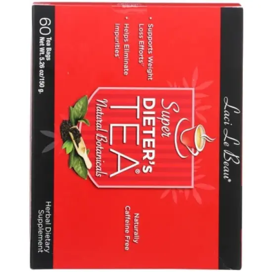 Laci Le Beau Super Dieter's All Natural Botanicals Tea - 1 Box/60 Bags image {1}
