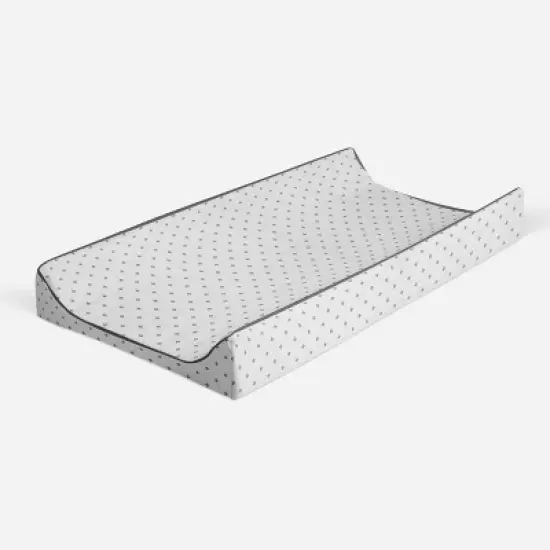 Bacati - Plus Quilted Muslin Changing Pad Cover Gray image {6}