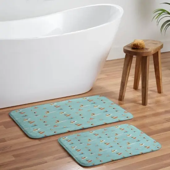 Deny Designs Tasiania Surfing Kids' Memory Foam Bath Mat image {4}