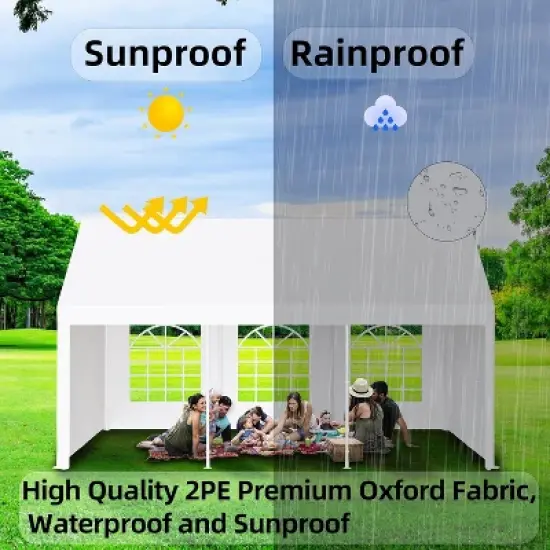 Outdoor Heavy Duty Party Tent, Heavy Duty Outdoor Wedding Tent with Large Roof image {2}