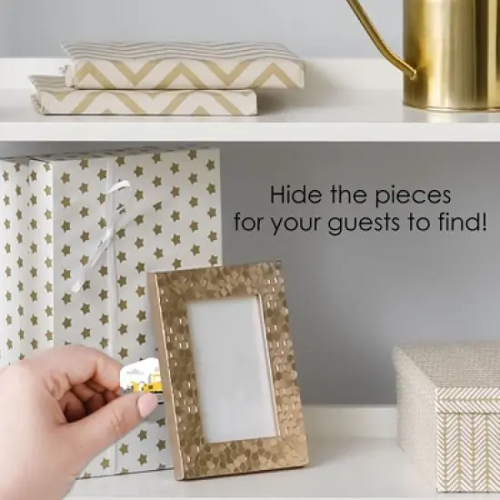 Big Dot of Happiness Dig It - Construction Party Zone - Baby Shower or Birthday Party Scavenger Hunt - 1 Stand and 48 Game Pieces - Hide and Find Game image {2}