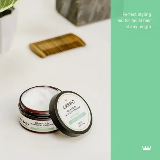 Cremo One-For-All Beard & Scruff Cream Mint Blend - 4oz image {2}