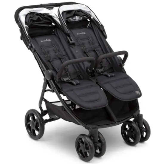 Jeep Destination Ultralight Side x Side Double Stroller by Delta Children - Midnight Black image {4}