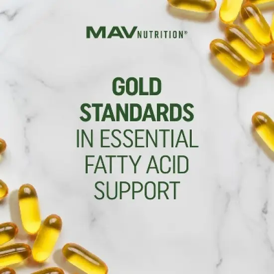 Vegan Omega 3 6 9 Softgels, Plant-Based Triple Omega 369 Supplement for Heart, Brain, Skin, and Eye Health Support, MAV Nutrition, 60ct image {8}