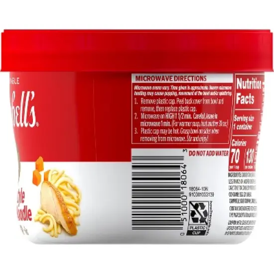 Campbell's&reg; Homestyle Chicken Noodle Soup   Microwavable Bowl - 15.4oz image {7}